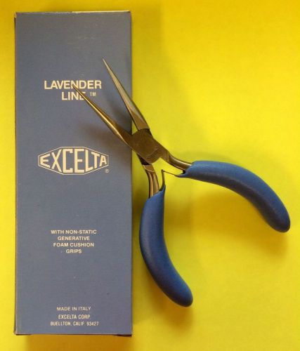 Excelta 49ai lavender line long nose pliers with foam cushion grips for sale