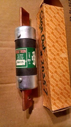 1 New In box Fusetron FRN-R-125 FRN-R 125 Dual Element Time Delay Class RK5 Fuse
