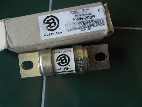 New bussman fwh-200b semiconductor fuse 200a 500v ac/dc for sale