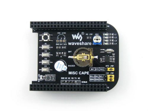 MISC CAPE with Lots of Components &amp; Functions for BeagleBone BB Black Expansion