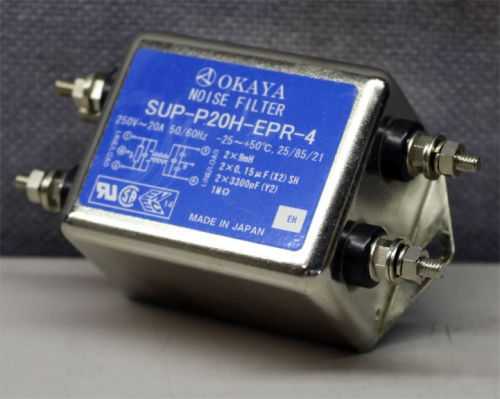 Okaya SUP-P20H-EPR-4 General Purpose Noise Filter New 20A