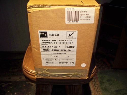 Sola 63-23-125-4 constant voltage transformer for sale