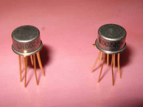 Lot of 2 National Semiconductor Amplifiers L0024CH High Slew Rate OPAMP