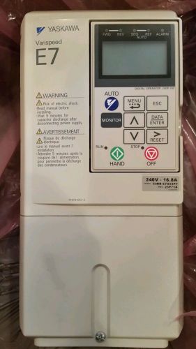 YASKAWA CIMR-E7U23P7 CIMRE7U23P7 Varispeed Drive VFD Read details...