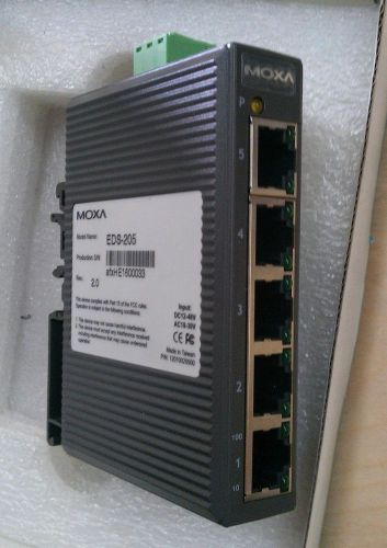Moxa unmanaged ethernet switch eds-205 for sale