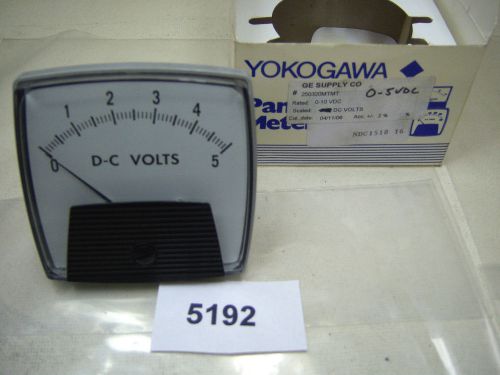 (5192) Yokogawa Voltmeter 0-10 Volts 250320LSLS