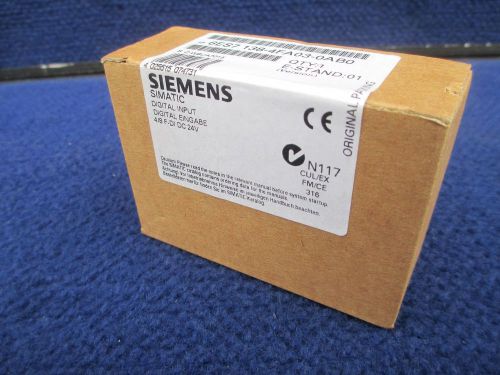 #BW2 Siemens Simatic S7 Digital Input 6ES7 138-4FAQ4-0AB0 Module 24V