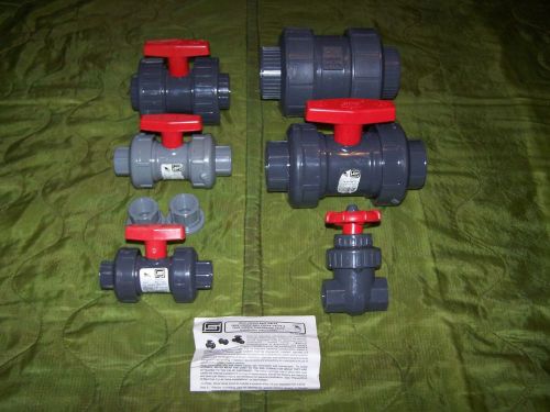 Un-used lot of 4 spears ball valve, 1 spears gate valve, &amp; 1 nibco  check valve for sale