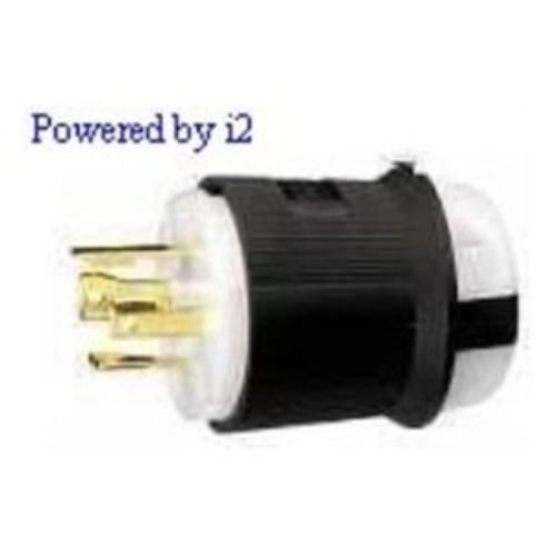 New hubbell hbl2731 locking plug, 30 amp, 3 phase, 480v, l16-30p, black and for sale