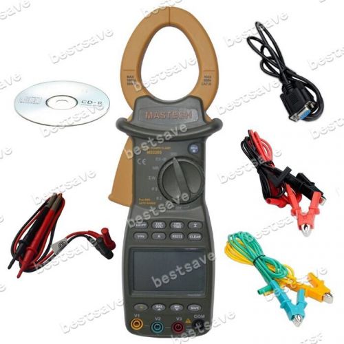 Mastech ms2203 3-phase digital power factor clamp meter kvar kwh hz/rs232 b0303 for sale