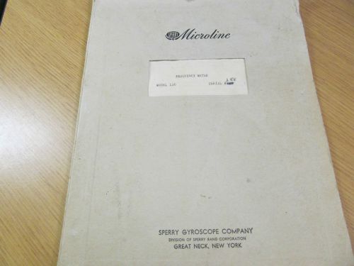 Sperry Corp126 Frequency Meter Instruction Manual 44334
