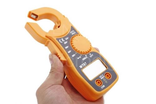 Top quality digital lcd clamp ampere voltage current ohm multimeter electrical for sale