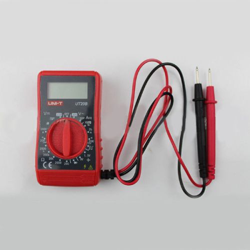 UNI-T UT208B Pocket Mini Digital Multimeter AC DC Ohm Voltage Amp Current Test