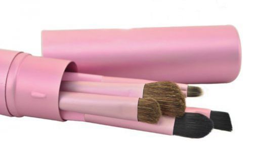 5pcs professional makeup brush set+tube pro kits brushes tools cosmetics for sale