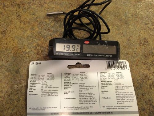 Cooper sp160-0 digital solar powered thermometer for sale