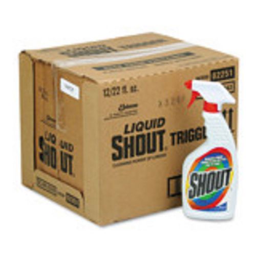 Shout Triple-Acting Laundry Stain Remover, 22 Oz. 12 Bottles per Carton