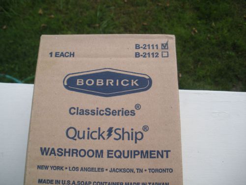Bobrick Classic Series, Stainless Steel Commercial Soap Dispenser #B-2111