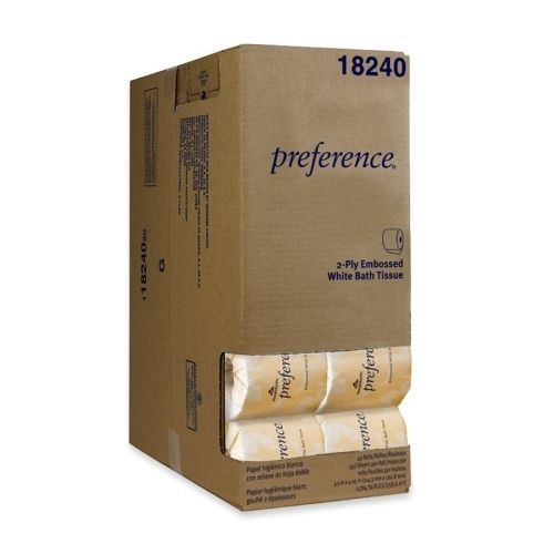 CTN OF 40 Georgia-Pacific Preference Embossed Bathroom Tissue - 4&#034;X4.05&#034;