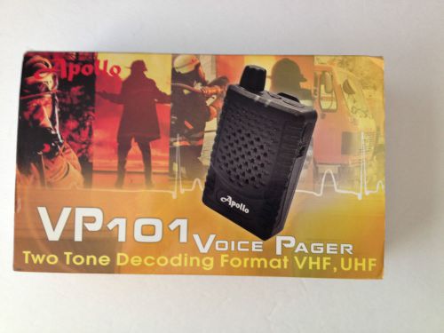 apollo vp101 pager two tone decoding format