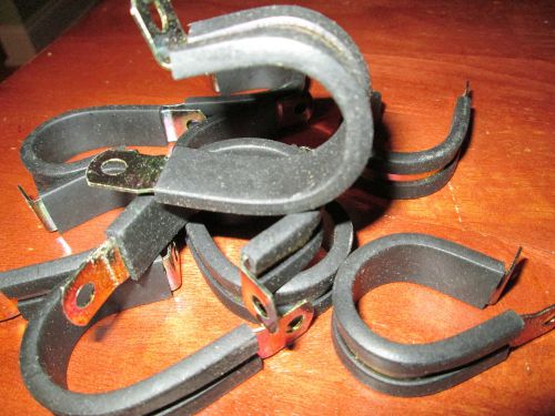 Loop clamp qty 10 1 in rubber insert b1214r for sale