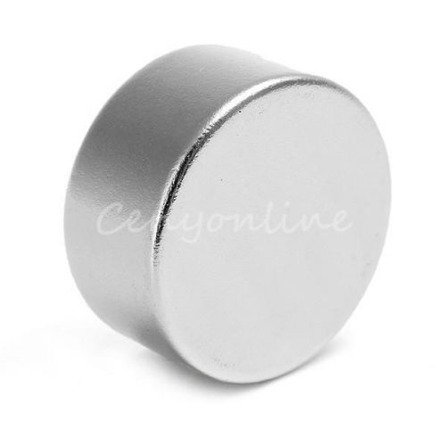 20mm x 10mm N52 Neodymium Strongest Grade Rare Earth Round Disc Magnet Silver