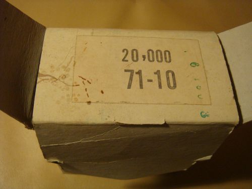 NOS 71-10 staples box of 20000