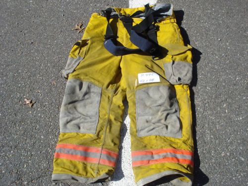 42x28 Pants Firefighter Turnout Bunker Fire Gear LION JANESVILLE.....P495