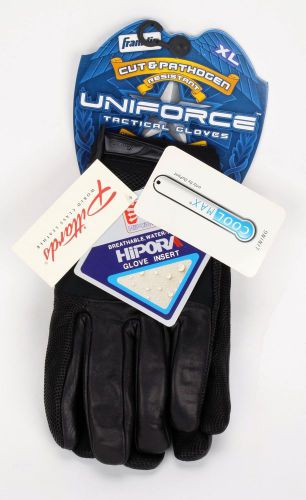 Franklin Uniforce Cut &amp; Pathogen Kevlar &amp; Hipora Lined Tactical Gloves XL