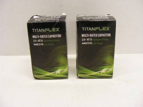 2 - packard titan flex multi-rated motor capacitor 2.5 - 67.5 range 440/370 volt for sale