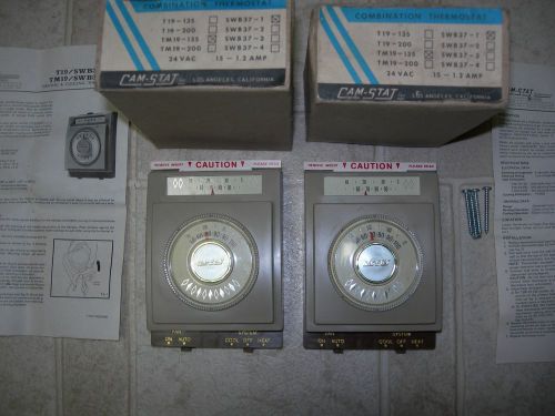 2-Camstat Heat/Cool thermostats SWB37-1 as a lot.