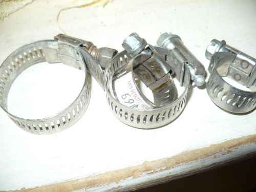 Hose Clamps  mixed lot