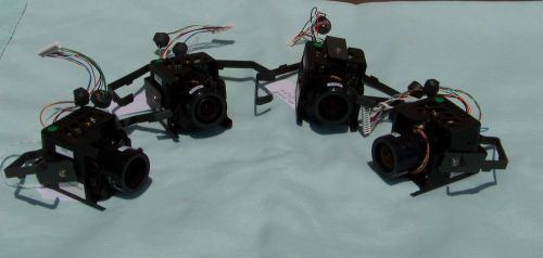 LOT OF 4 PELCO ICS-2CRV39 CAMERAS ONLY PARTS NOT WORKING