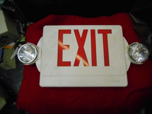 Lithonia Emergency Exit Light Combo Unit From Estate Sale!