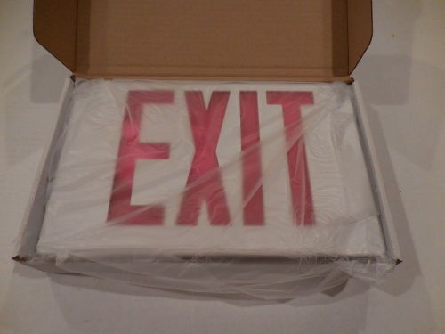 Cooper lighting thermoplastic exit emergency combo all pro apc7r new in box for sale