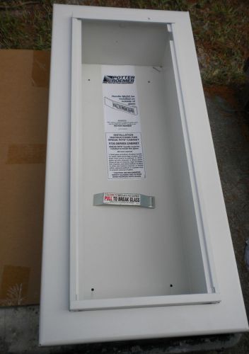 Kidde/potter roemer 10 lb fire extinguisher cabinet 468045 free shipping for sale