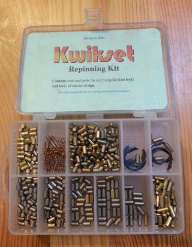 KWIKSET Repinning Kit, Locksmith, Pin Set, Plano Box, Pin Kit, NR