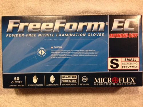 Microflex ffe-775-s disposable gloves,nitrile,s,blue,pk50 for sale