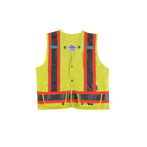 High Visibility Vest, Class 2,3XL, Lime U6195G-XXXL