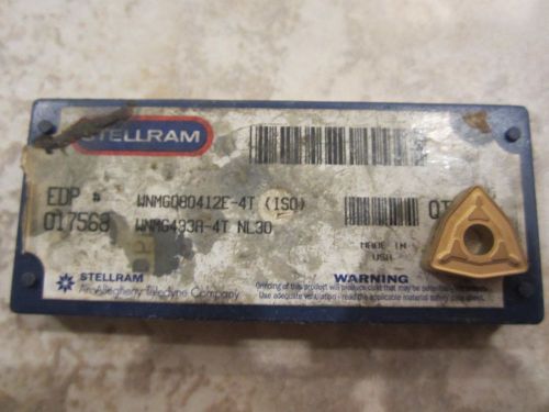 STEELRAM WNMG080412E-4T, Pack of 10 inserts, Brand New In Box