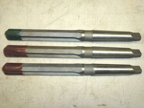 LOT of (3) RUTLAND Hy-Q REAMERS CORE DRILLS CUTTERS, 1486433-T-9, CARBIDE TIPPED