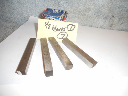 Machinists Buy Now DR #7  3/8 &#034; HSS Unused and Preground Tool Bits