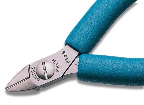 EREM 512N ESD-Safe Wire Cutter Diagnol Cutting Pliers 4.5&#034; Semi-Flush Swiss Made