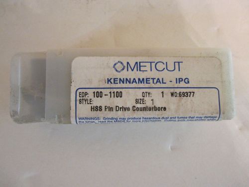 METCUT 100-1100 1.00&#034; HHS PIN DRIVE COUNTERBORE