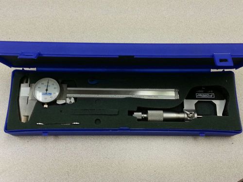 Fowler 3pc. caliper &amp; micrometer &amp; rule set for sale