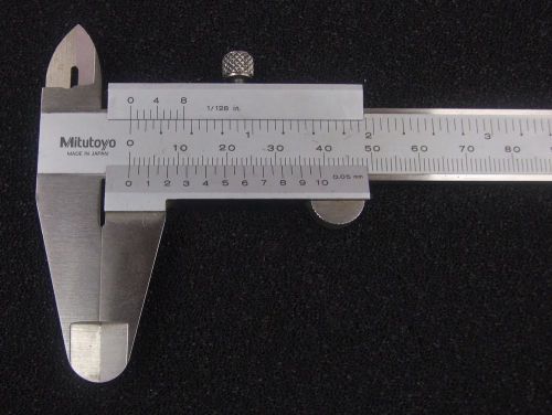 Caliper gage gauge mitutoyo used 150 mm 0,05 mm -1/128 made japan for sale