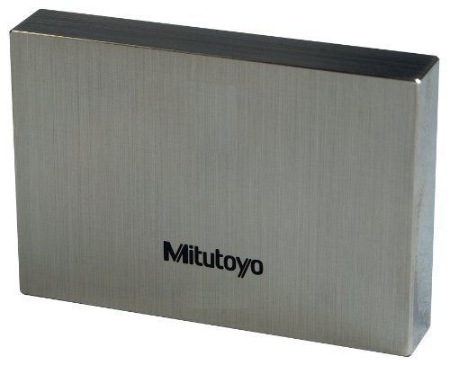 Mitutoyo 611580-531 Steel Rectangular Gage Block, ASME Grade 0, 1.2 mm Length