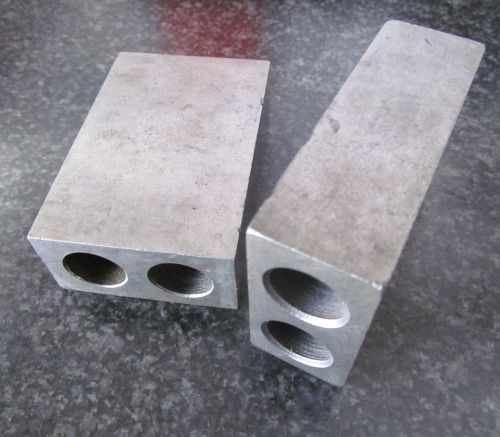 U.S.A. Made! Pair of ToolMatic &amp; Other 1&#034; x 2&#034; x 3&#034; 1-2-3 Blocks