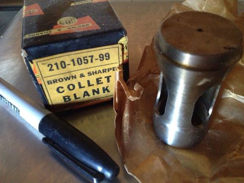 Brown &amp; Sharpe Collet Blank Automatic Screw Machine 210-1057-99 Spindle Tooling