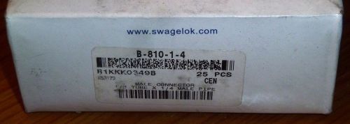 Swagelok B-810-1-4  NEW Box of 25