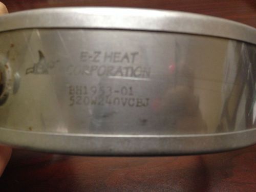 E-Z Heat Corporation 520 Watt 240 Volt 6 1/2&#034; I.D x 2&#034; Wide, Type TB terminals